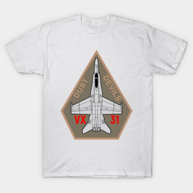 VX-31 - Dust Devils - Hornet T-Shirt by MBK